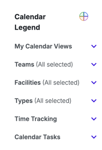 Calendar View Side Panel