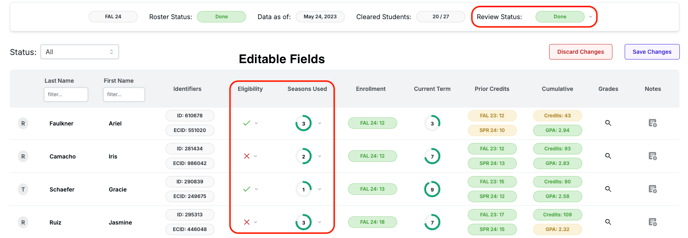 Editable Fields