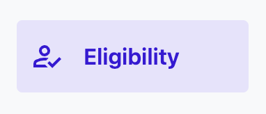 Eligibility navigation