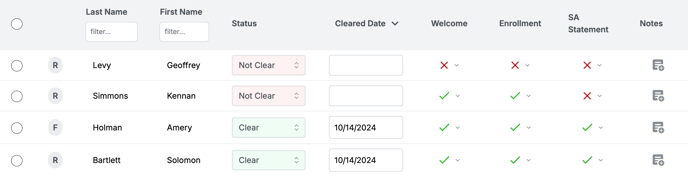 Update onboarding checklist